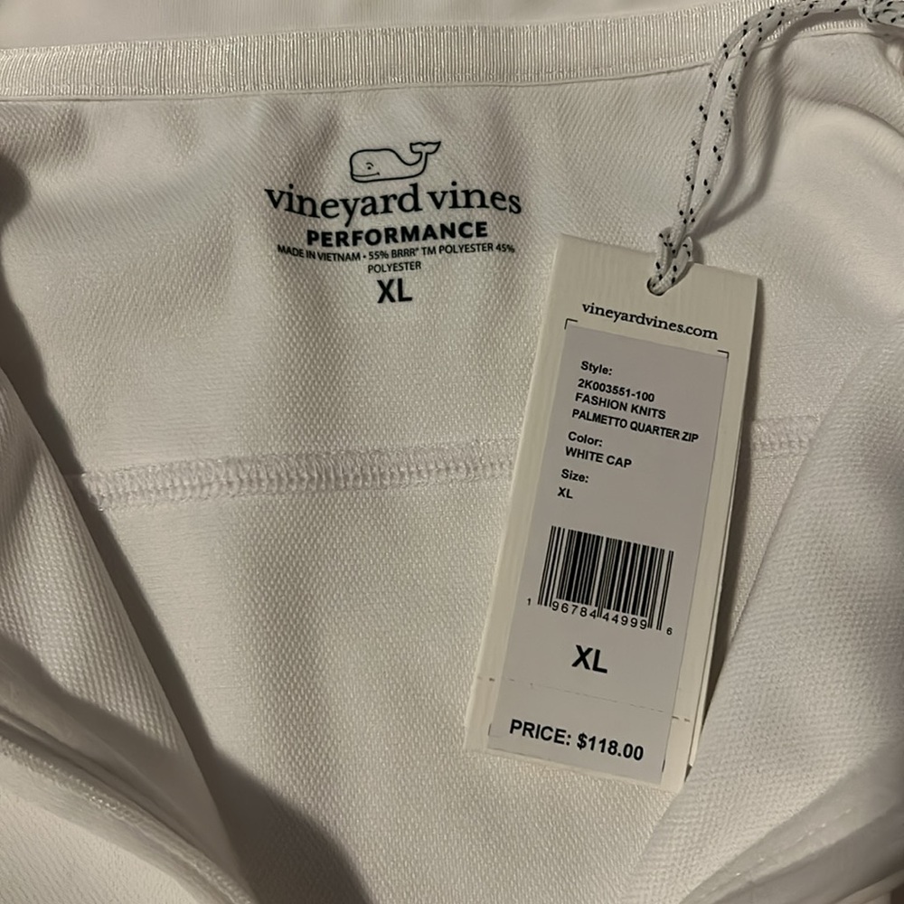 Vineyard Vines Women’s Performance Palmetto 1/4 Zip -XL NWT